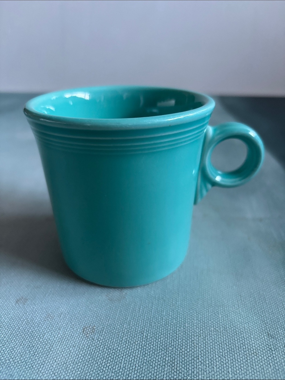 Fiestaware Classic Ring Handle Mug 8oz. Turquoise - Picture 2 of 10